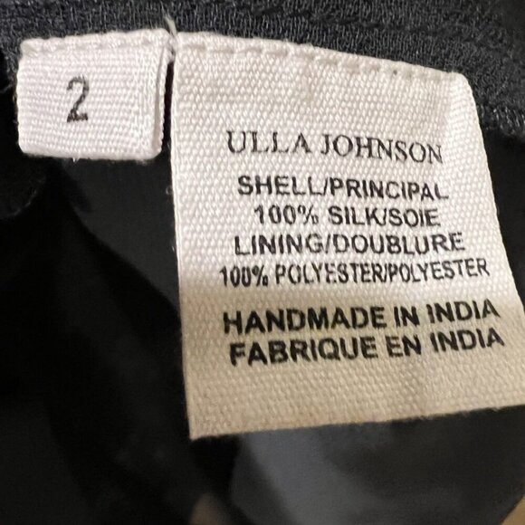 Ulla Johnson Dakota Mini Dress in Navy Silk Midnight $475 - Picture 12 of 13